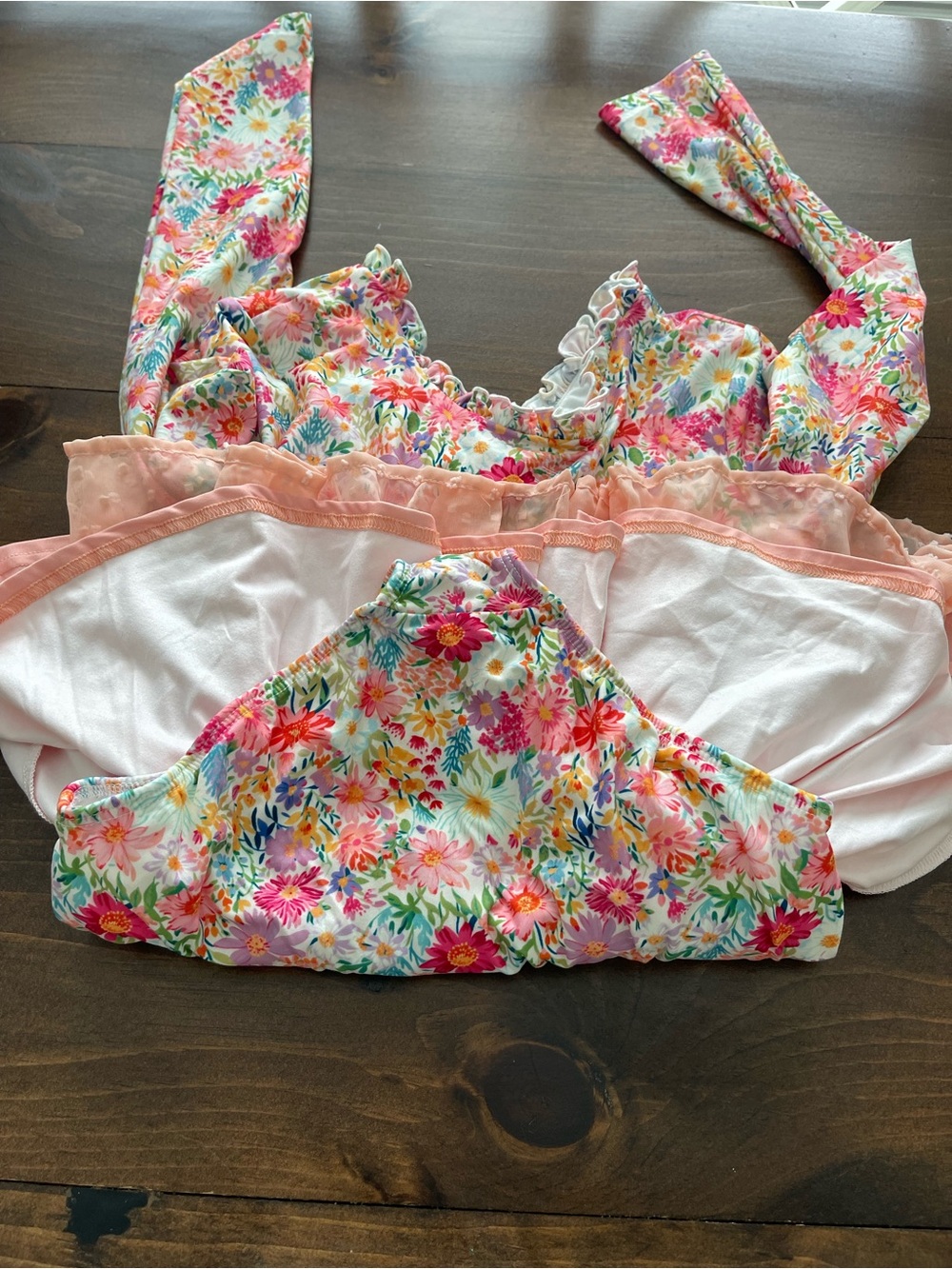 Cheeky Plum Farrah Leotard - Wildflower Waltz - Long Sleeve - Picture 5 of 7